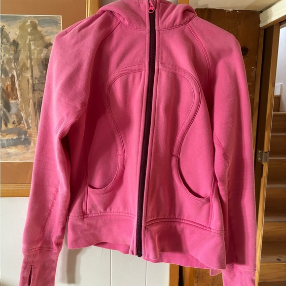 lululemon athletica Tops - Lululemon Pink Scuba Hoodie